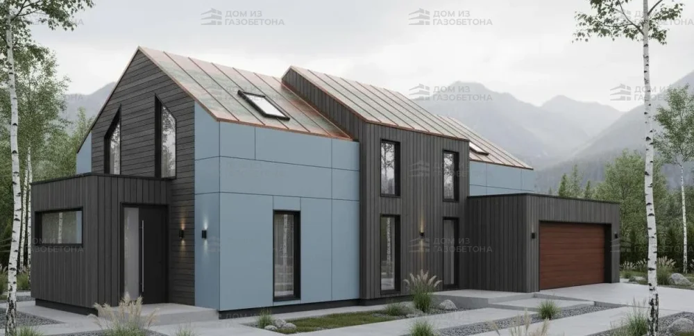 Проект Двухэтажный дом 8 на 13, 106 м2